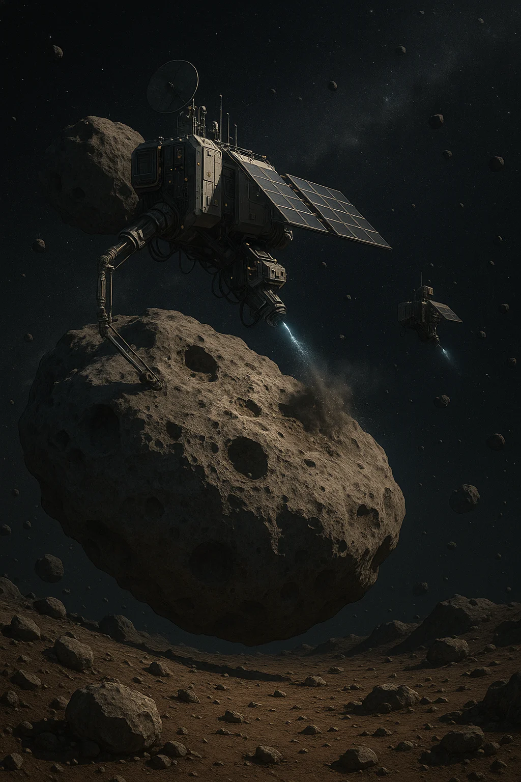 Asteroid mining concept
