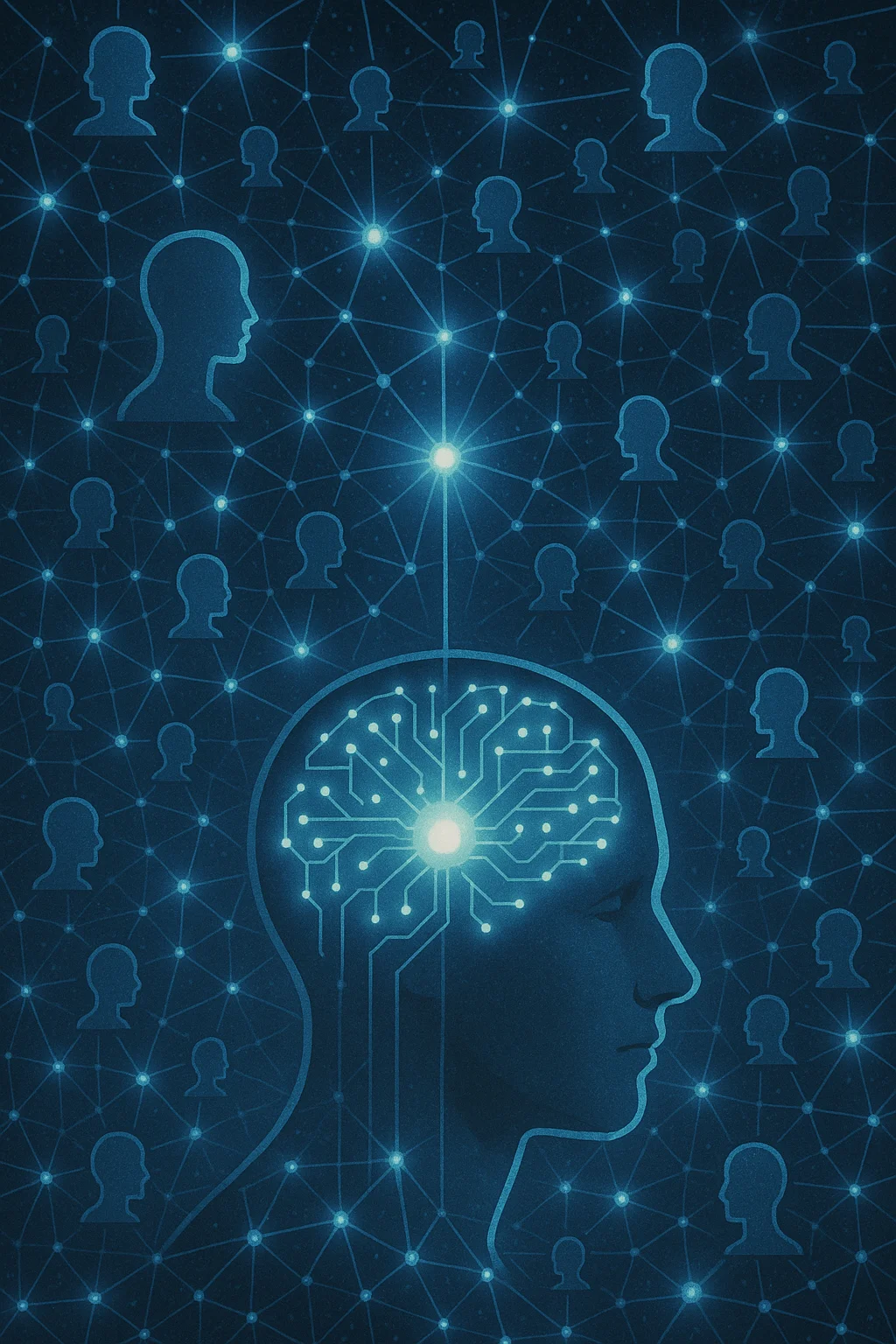 Network visualization of digital consciousness civilization