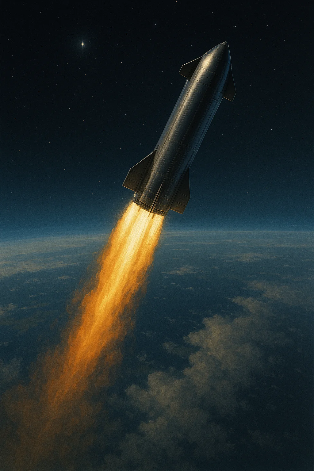 Starship test flight